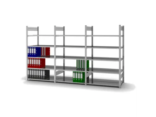 Inhaakstelling Aanbouwveld 1750x1010x635mm 5Legborden Dubbelzijdig