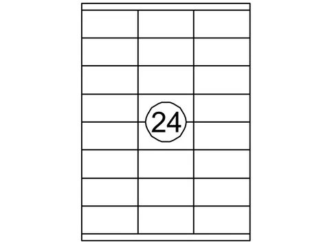 Etiket Quantore 70x35mm 2400 stuks