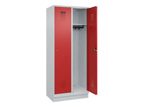 locker,HxBxD 1950x800x500mm,2vak,vak B 400mm,cil.-slot,sokkel