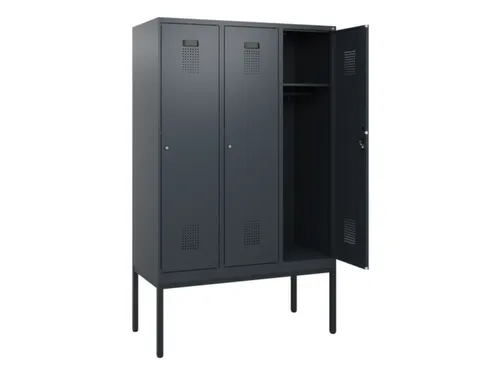 schoollocker,HxBxD 1950x1200x500mm,3vak,vak B 400mm,cil.-slot