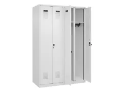 locker voor scheiding van kleding,HxBxD 1850x1200x500mm,4vak