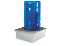 Opvangbak 1x 200l Opvangvol. 210l Gvk 400x 850x 850mm Gvk-Rooster