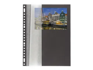 Fotobladen Multo A4 23 rings zwart met zuurvrij dekvel pak a 20 stuks - 5