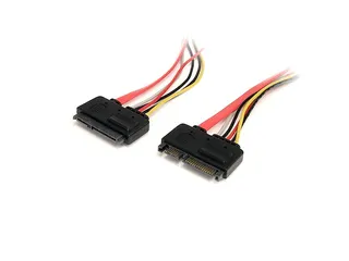 30cm 22-pins SATA Voeding en Data Verlengkabel - 1