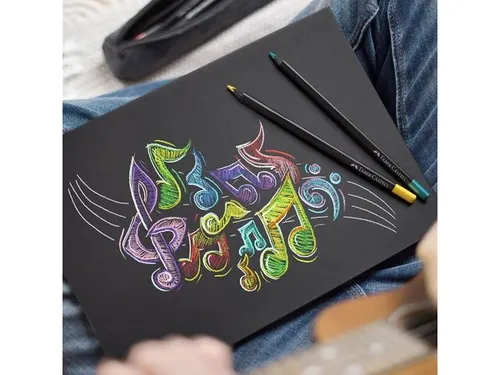Kleurpotlood Faber-Castell Black Edition 44 sets in display