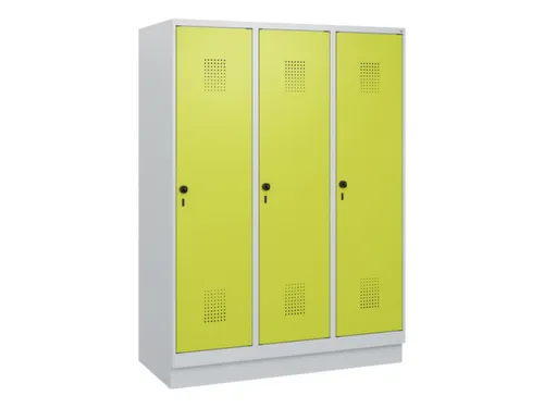 schoollocker,HxBxD 1630x1200x500mm,3vak,vak B 400mm,draaigrendel