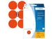 HERMA 2286 Multipurpose etiketten Rond 50mm Fluor Rood 144 stuks