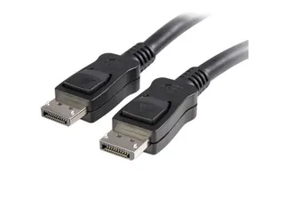 3 Meter Displayport 1.2 Kabel Vergrendeling M/M DP 4K Kabel Zwart - 1