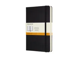 Notitieboek Moleskine Expanded large 130x210mm lijn hard cover zwart