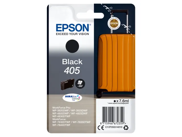 Singlepack Black 405 DURABrite Ultra Ink