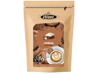 Koekjes Hoppe Cookies fairtrade double chocolate circa 125stuks - 2
