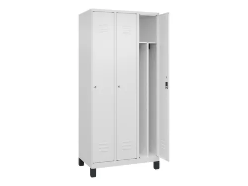 locker voor scheiding van kleding,HxBxD 1950x900x500mm,3vak