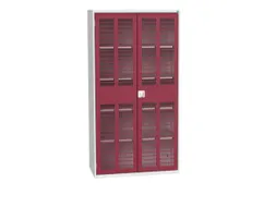 universele kast,HxBxD 2000x1050x550mm,4xStalen bodem,draaigrendelslot