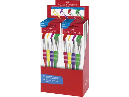 Penselenset Faber Castell Plastic Etui 4 Stuks