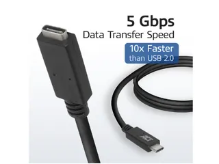 Kabel ACT USB 3.0 to USB-C verlengkabel 2m - 5