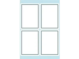 Boek Etiket Herma 5713 40x55mm wit met grijs kader 24 stuks - 2