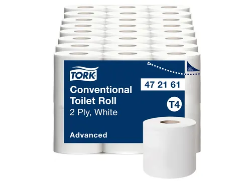 Tork 472161 T4 Traditioneel Toiletpapier Advanced 2-Laags 48 rol