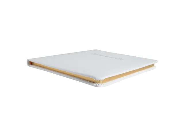 Gastenboek Alpille 2 6x22cm 140bl wit