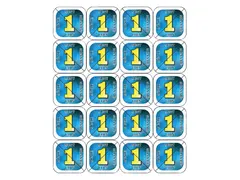 Consumptie breekmunten Combicraft 200 stuks blauw