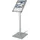 Infodisplay 800mm Din A4 Staand Zilver-Geanodiseerd