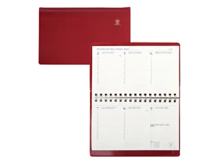 Agenda 2027 Ryam Compact Suprema 7dagen/2pagina's ringplastic bordeaux - 5