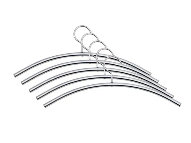 Kleerhangers Staal Zilver