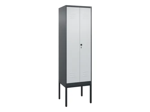 PBM-locker,HxBxD 2120x600x500mm,2vak,vak B 300mm,draaigrendel