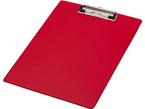 Klemplaat A4 Rood PVC