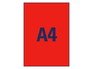 laseretiket Avery 210x297mm 25 vel A4 1 etiket per vel neonrood - 3