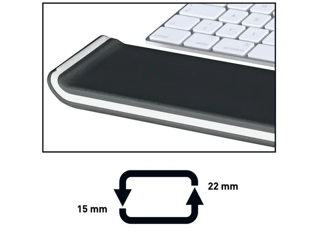 Repose-poignets Leitz WOW Ergo réglable noir