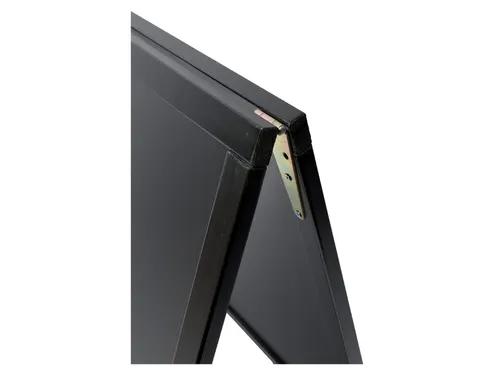 Stoepbord Securit 550x850x30mm zwart hout
