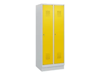 schoollocker,HxBxD 1630x600x500mm,2vak,vak B 300mm,cil.-slot,sokkel - 2