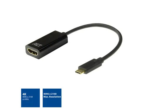 Adapter ACT USB-C naar HDMI 4K 60Hz 0.15 meter