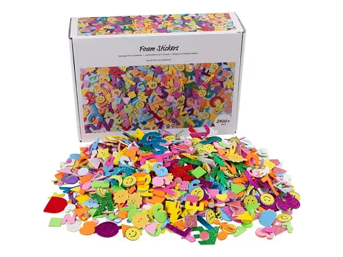 Foamstickers Creativ diverse vormen zelfklevend doos à 2640st assorti