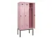 armoire vestiaire noir et blanc,HxlxP 2120x900x500mm,3compart.