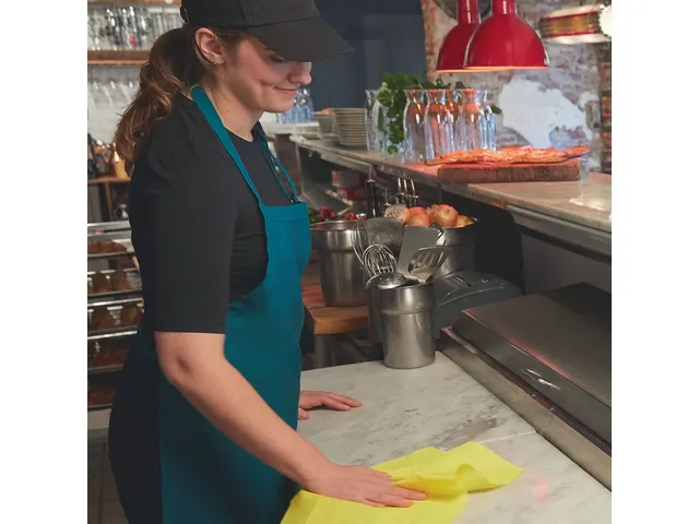 Reiningingsdoek Tork Long Lasting W8 multifunctioneel geel 194650