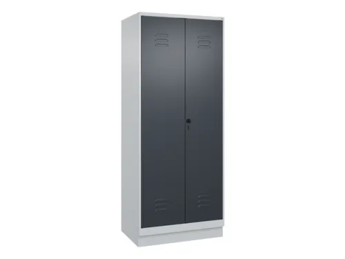 PBM-locker,HxBxD 1950x800x500mm,2vak,vak B 400mm,draaigrendel