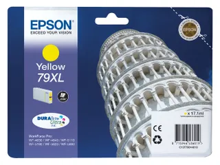 Inktcartridge Epson 79XL T7904 geel HC C13T79044010 - 1