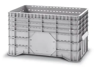 Maxi-Container 300 Liter HxLxB 580x640x1040mm Pe Grijs - 1