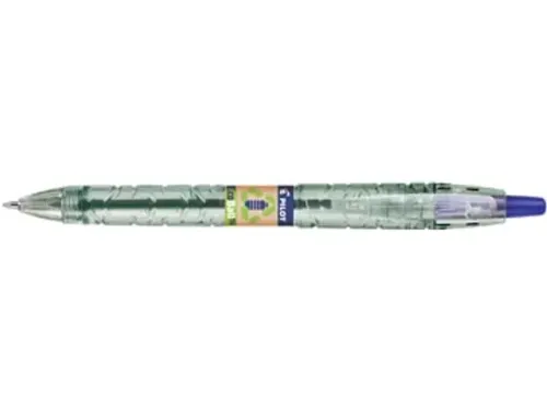 Balpen Pilot B2P Ecoball Begreen 1.6mm Extra Breed Blauw 10 stuks