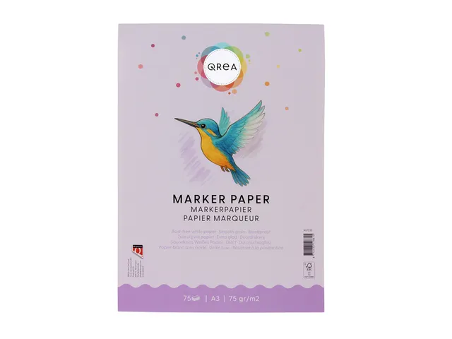 Markerblok Qrea A3 75gram 75vel