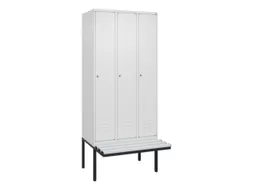 locker voor scheiding van kleding,HxBxD 2120x900x815mm,3vak