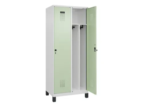 locker voor scheiding van kleding,HxBxD 1950x800x500mm,2vak