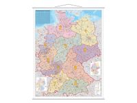 Landkaartbord Duitsland Postcodekaart 97x137cm