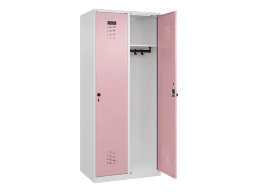locker,HxBxD 1850x800x500mm,2vak,vak B 400mm,draaigrendel