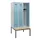 locker met bank,HxBxD 1950x900x815mm,3vak,vak B 300mm,cilinderslot
