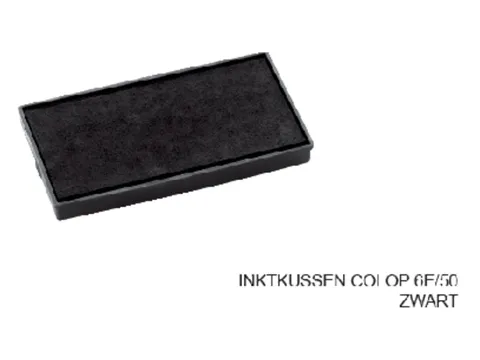 Stempelkussen Colop E/50 zwart
