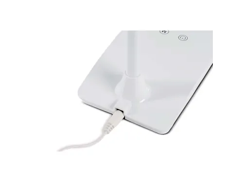Bureaulamp MAUL Pearly LED voet dimbaar colour vario Wit