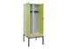locker voor scheiding van kleding,HxBxD 2120x800x815mm,2vak