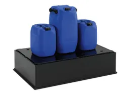 Opvangbak Hdpe Bxdxh 1270x870x300mm V. 2x220l Pe Plaat Geperf.